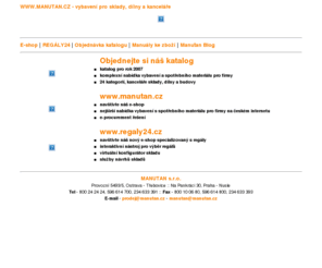do24hodin.cz: MANUTAN  s.r.o. | Vybavení pro sklady, dílny a kanceláře
MANUTAN, s.r.o., dodavame vybaveni pro Vase sklady, dilny a kancelare, kratke dodaci lhuty, zaruka 5 let, doprava zdarma - kancelarsky nabytek, dilensky nabytek, zidle, kresla, skrine