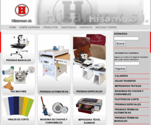 hisarnox.com: Prensas Termicas y maquinas para sublimación - Hisarnox
Hisarnox, representante de Metalnox, fabricante de prensas termicas para personalización pelo processo de sublimación.