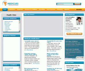 medicues.com: Health and Wellness: Medicues Home
Home -- Medicues Health and Wellness Resource.
