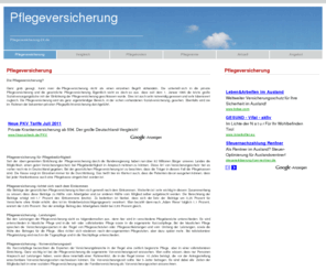 pflegeversicherung-24.de: Pflegeversicherung | Die große Pflegeversicherung Spezialseite
Pflegeversicherung Spezialseite - Alles über Pflegeversicherung | Pflegeversicherung Vergleich - Pflegeversicherung Angebote - Pflegestufen - Aktuelle Informationen zur Pflegeversicherung