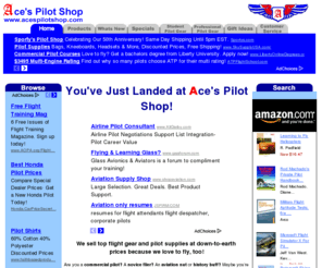 acespilotshop.com: Pilot Supplies at Ace's Discount Pilot Shop Pilot Supplies for Aviation
Pilot Supplies at Ace's Discount Pilot Shop, your best source for pilot supplies and more. Hundreds of products from Jeppesen, David Clark, ASA, Gleim, Cencal, AvComm and many others. Secure, ordering, fast shipping and outstanding customer service!