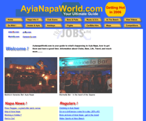 ayianapaworld.co.uk: Ayia Napa World
Your Ultimate Guide to Ayia Napa in 2001