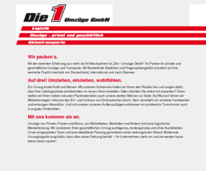 die-eins.com: DIE 1 Umzüge GmbH
