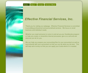 effectivefinancialservices.com: Home - Effective Financial Services, Inc.
Effective Financial Services, Inc.