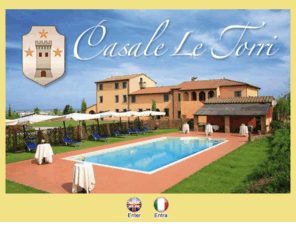 hotelcasaleletorri.net: Hotel Casale le Torri
The Hotel Restaurant Casale le Torri is appreciated by tourists  for the hospitality, quietnesstypical of Tuscany.