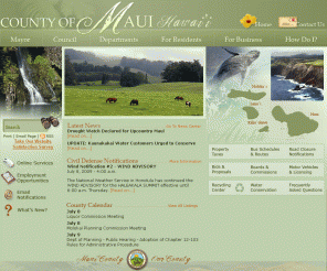 mauicounty.gov: 
Home