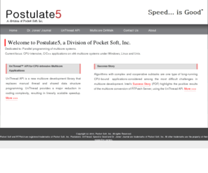 postulate5.com: Postulate5 - Multicore Programming Tools
