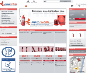 procentella.com: Procentella - Prevención y Deteccion de Incendios | Extintores
Procentella es una empresa dedicada a la instalacion, venta y mantenimiento de sistemas contra incendios: ignifuacion, extintores, instalaciones contra incendios,  bocas de incendio.