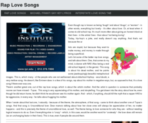 raplovesongs.com: Rap Love Songs
Even though rap is known as being 