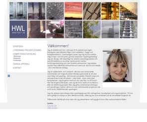 hwl-arkitekt.com: HWL Arkitekt AB - Hanne Weiss Lindencrona
Jag har i allt väsentligt arbetat med utvecklingsarbete och som förmedlare av kunskap i gränszonen mellan forskning/utveckling och praktisk verksamhet inom bygg- och fastighetssektorn.