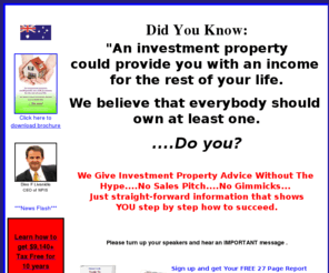 npis.com.au: Investment Property
Learn Step by step on how to make money through Investment Property the right way, get your FREE 27 page report now.