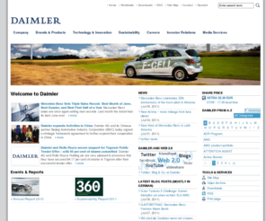 xn--eckvczeob4f.com: Home | Daimler
Corporate Website of Daimler AG: Information about the Daimler group, its divisions, brands and products, technology and innovation, sustainability efforts, Investor Relations and much more.