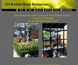 224bostonstreet.com: 224 Boston Street Restaurant
224 Boston Street Restaurant