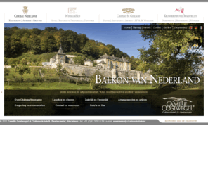 neercanne.com: Château Neercanne, luxe restaurant en mergelzalen aan de rand van Maastricht - Château Neercanne - Camille Oostwegel ChâteauHotels & -Restaurants
Château Neercanne, het enige terrassenkasteel van Nederland. Gelegen aan de rand van Maastricht. U heeft een prachtig uitzicht over de kasteeltuinen en het Jekerdal. De mergelgrotten vormen een unieke entourage voor een wijnproeverij, aperitief, feest of bijeenkomst.