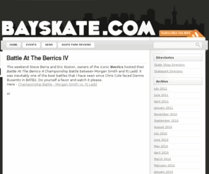 bayskate.com: Bay Skate| Skateboarding in the San Francisco Bay Area
