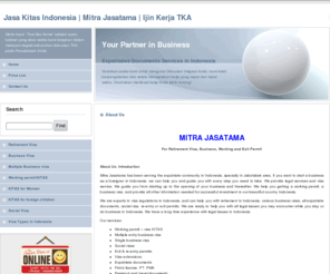 jasa-kitas.com: Jasa KITAS | Dokumen TKA | Working Permit | IMTA | MERP
Jasa Kitas | Kami melayani pengurusan KITAS, Expatriate Document dan Visa Pensiun di Indonesia. Hubungi kami di (+62) 0812 9227219 untuk mendapatkan harga terbaik