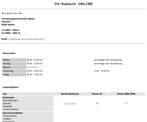 vg-habach.com: VG-Habach-Online
VG-Habach-Online