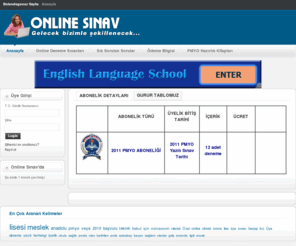 osinav.com: Online Sınavlar - Online Sınav- YGS - LYS - PMYO - SBS - KPSS - ALES - Polis Akademisi - Polis Koleji - MİSYON KORUMA
Türkiye'de yapılan tüm sınavlara yönelik online deneme sınavları, online konu testleri ve konu anlatımlarını sitemizde bulabilirsiniz...