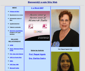 raquelagudo.com: :: Web de la Prof Raquel Agudo Ortiz :: :: Word al Alcance de Tod@s ::
