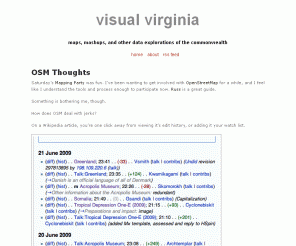 rossnotes.com: Visual Virginia: maps, mashups, and other data explorations of the commonwealth 
