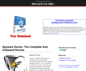 besafe123.org: Spyware Doctor Review - The Good Things And The Bad
Don't Buy Spyware Doctor Until You Read This Complete Review