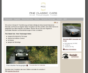 fine-classic-cars.de: Fine Classic Cars GmbH- Ihren Traumwagen finden, BMW, Mercedes, Porsche
Ausgesuchte klassische Fahrzeuge, überdurchschnittlicher Zustand, mit Historie, geeignet als Wertanlage, Traumfahrzeug, Europa, Youngtimer, Oldtimer, BMW, Mercedes, Porsche, Klassiker, Sammlerfahrzeuge, klassische Fahrzeuge, Classic Cars,