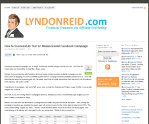 lyndonreid.com: Lyndon Reid — Financial freedom through affiliate marketing
Financial freedom through affiliate marketing