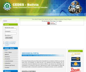 cedesbolivia.org: CEDES- Bolivia – Consejo Empresarial para el Desarrollo Sostenible - BIENVENIDO AL PORTAL
Desarrollo Sostenible para las empresas, comunidad y el Estado