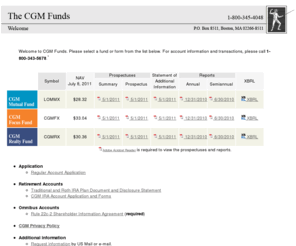 cgmfunds.com: The CGM Funds
