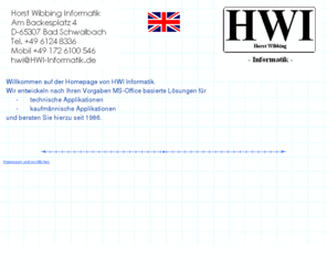 hwi-informatik.com: HWI Informatik
HWI Informatik Software Entwicklung