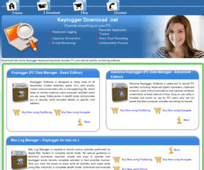 keyloggerdownload.net: Keylogger download for keyboard keystroke and internet activity monitoring
Download keylogger software to tracks office employee children or family member computer and internet activity keyboard keystroke logger capture typed characters windows screenshot track emails web chat and find out what was going on your PC during your absence