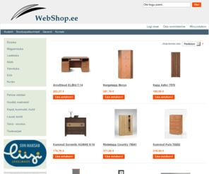 webshop.ee: WebShop.ee
WebShop, WebShop Interior OÜ, WebShop.ee, Mööbel, E-commerce, Sisustus