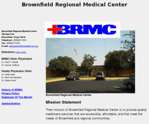 brownfield-rmc.org: Brownfield Regional Medical Center
