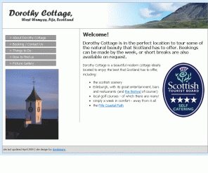 dorothycottage.co.uk: Dorothy Cottage - the perfect base to explore Scotland
Dorothy Cottage, West Wemyss, Fife, Scotland. The perfect base to explore Scotland