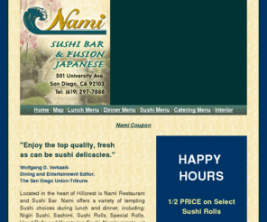 namihillcrest.com: Nami
thai restaurant