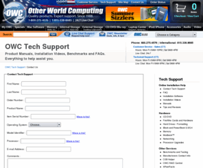 3gipodbatteries.com: 
Other World Computing Customer Service, Technical Support, and Sales Service/Support, all free and lifetime.