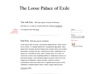 ekua.org: The Loose Palace of Exile
