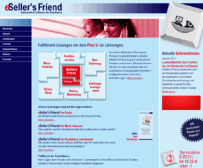 esellers-friend.de: Individuelles Fulfilment der Extraklasse - eSeller's Friend Startseite
Individuelles Fulfilment der Extraklasse - eSeller's Friend Startseite