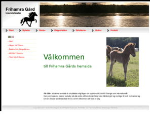 frihamragard.se: Frihamra Gård - Islandshästar
Välkommen till Frihamra Gård - Avel och hingststation samt försäljning av islandshästar.  
