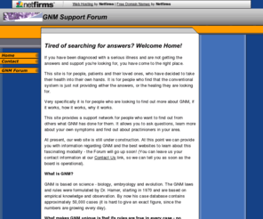 gnmsupport.com: GNM Support
Support group for patients using GNM 