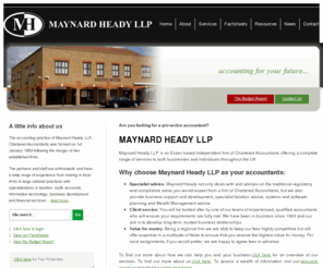 maynardheady.co.uk: Maynard Heady LLP
Charted Accountants, accounting for your future.