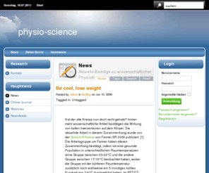 physio-science.com: All blog entries
Joomla! - dynamische Portal-Engine und Content-Management-System