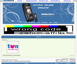samsungi.pl: Samsungi.Pl Centrum Twojego Samsunga :: Strona Główna
Forum użytkowników telefonów marki Samsung. U nas znajdziesz najlepsze dzwonki, tapety, gry do Twojego Samsunga. Masz jakiś problem z działaniem telefonu Samsung? Dzwonki samsung, aplikacje, tapety, testy telefonów.