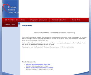 alaskaheart.com: Alaska Heart Institute, LLC
Premier cardiology group in the state of Alaska