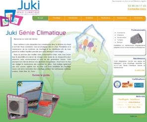 juki-genie-climatique.com: Juki Génie Climatique - Chauffagiste-installateur 67-Still
installation chauffage, climatisation et ventilation pour les particuliers et les professionnels