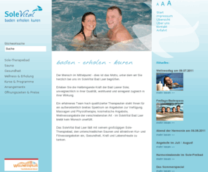 kurmittelhaus.net: Solevital  Bad Laer - baden | erholen | kuren
Solevital Bad Laer - baden | erholen | kuren