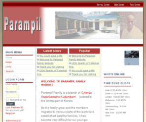 parampil.com: Parampil Family Website - Home
