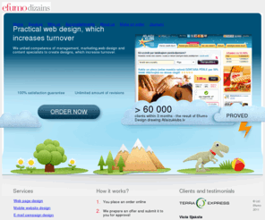 efumodesign.com: Web design (Website design) | Efumo Design
Professional and profitable web design (website design), which helps to increase company’s income from internet sales. 100% satisfaction guarantee