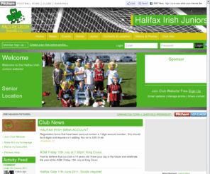 halifaxirish.com: Halifax Irish Juniors
Halifax Irish Juniors Football club West Yorkshire