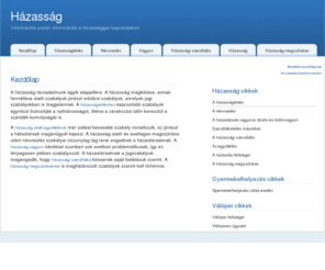 hazassag.net: A házasság
A HÁZASSÁG: Információk a házassággal kapcsolatban